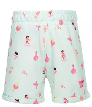 Шорты детские Guess с принтом, зеленый