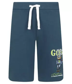 Шорты детские Guess с рисунком, синий