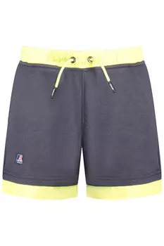 Шорты детские K-Way с принтом, синий
