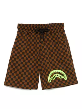 Шорты детские клетчатые Sprayground Sprayground kid, коричневый