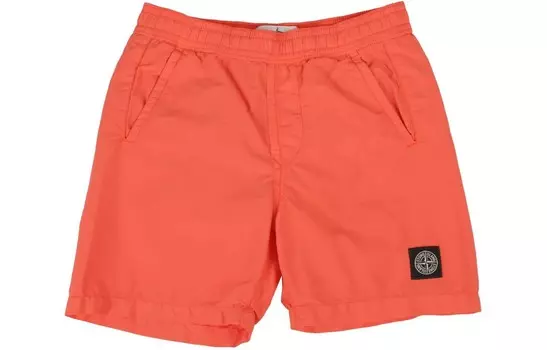 Шорты детские Stone Island, оранжевый