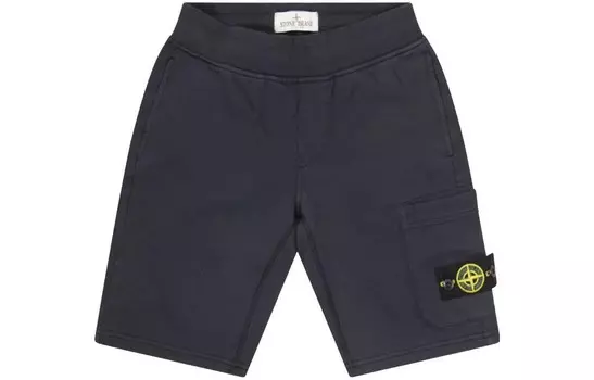 Шорты детские Stone Island, темно-синий