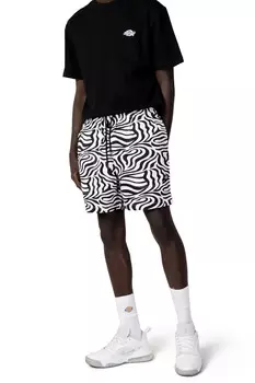 Шорты Dickies с узором, белый/черный