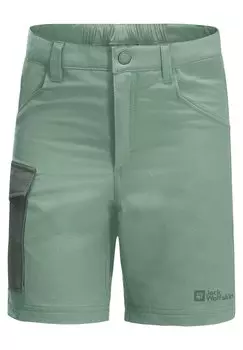 Шорты для активного отдыха ACTIVE K Jack Wolfskin, цвет granite green