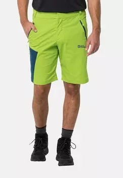 Шорты для активного отдыха GLASTAL Jack Wolfskin, цвет fresh green