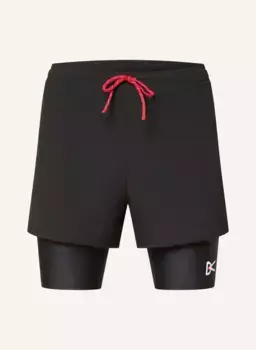 Шорты для бега 2 в 1 District Vision, черный