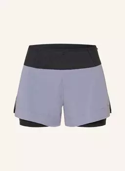 Шорты для бега 2 в 1 Sense Aero Salomon, мультиколор