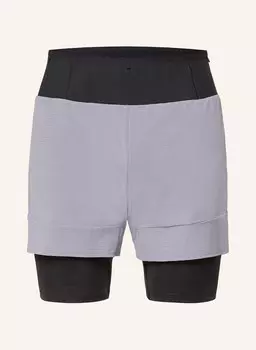 Шорты для бега 2 в 1 Sense Aero Salomon, мультиколор
