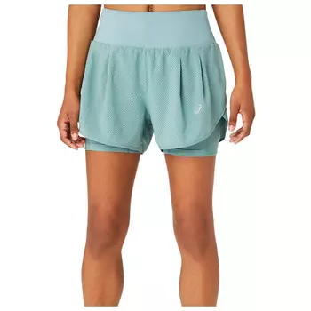 Шорты для бега Asics Road 2-in-1 3,5'' Short, цвет Celadon