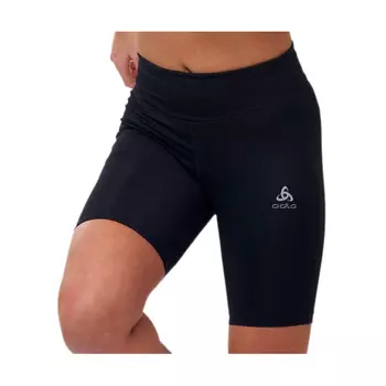 Шорты для бега Odlo Women's Short Essential Polyester, черный
