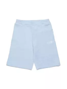 Шорты для бега с цифрами MM6 Maison Margiela Kids, синий