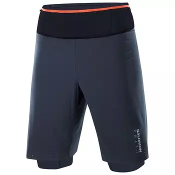 Шорты для бега Salomon S/Lab Utra 2in1 Franois D'Haene Shorts, цвет Night Sky/Night Sky