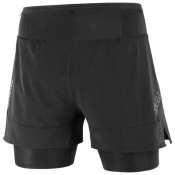 Шорты для бега Salomon Sense 2in1 Shorts, цвет Deep Black