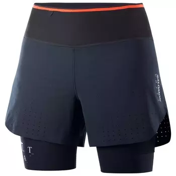 Шорты для бега Salomon Women's S/Lab Utra Franois D'Haene 2in1 Shorts, цвет Night Sky/Night Sky