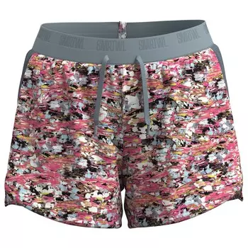 Шорты для бега Smartwool Women's Active Lined 4'' Short, цвет Guava Pink Mica Stone