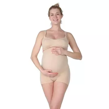 Шорты для беременных с высокой талией для мальчиков MeMoi, цвет Nude