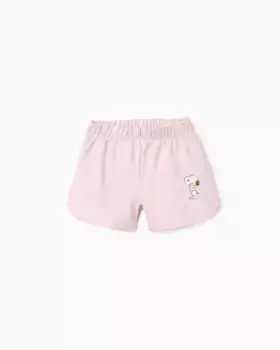 Шорты для девочек 100% хлопок с мотивом Снупи Zippy, цвет Rosa