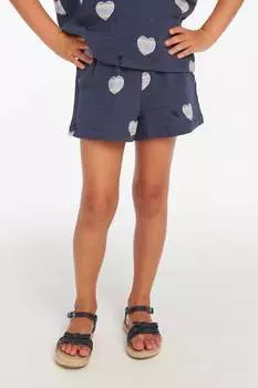 Шорты для девочек Beach Hearts в синем цвете Chaser