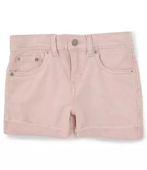 Шорты для девочек Levi's Big Girls 7–16 с угловыми потертыми манжетами, розовый