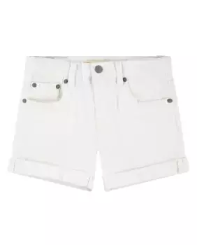 Шорты для девочек Levi's Girlfriend, белый
