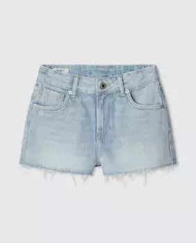 Шорты для девочек Pepe Jeans, голубой