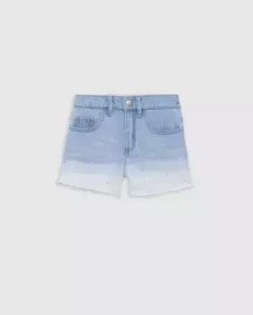 Шорты для девочек с карманами и бахромой IKKS, синий