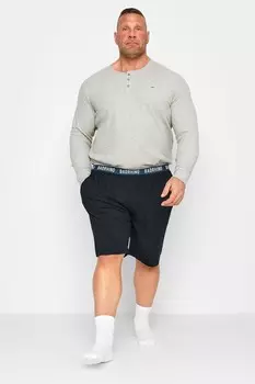 Шорты для дома из 100% хлопка Badrhino Big & Tall, синий