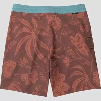 Шорты для доски Piha 18,5 дюймов мужские Vissla, темно-оранжевый