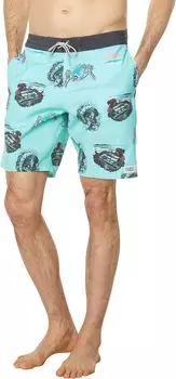 Шорты для доски Rail to Rail Cruzer 19 дюймов O'Neill, цвет Turquoise