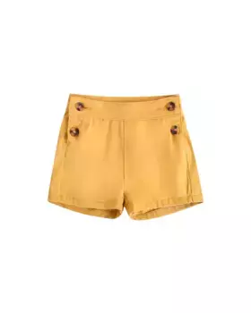 Шорты для мальчика с боковыми пуговицами Dadati, цвет Mostaza