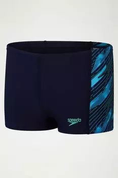 Шорты для мальчиков hyperboom panel aqua Speedo, синий