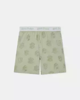 Шорты для мальчиков из Гарри Поттера Cotton Juice, зеленый