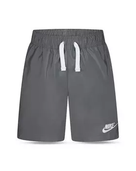 Шорты для мальчиков Nike Swoosh Woven - Little Kid, серый