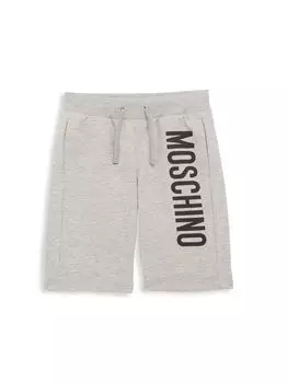 Шорты для маленьких мальчиков и мальчиков с логотипом Moschino, серый