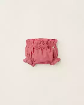 Шорты для малышей с эластичной талией и декоративным бантом Zippy, красный