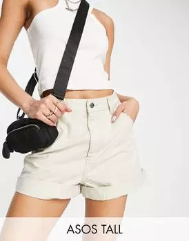 Шорты для мам с напуском ASOS DESIGN Tall