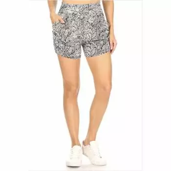 Шорты для отдыха с карманами из змеиной кожи White Label, цвет snakeskin