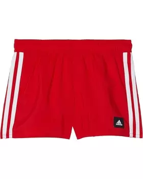 Шорты для плавания adidas Kids 3-Stripes Swim Shorts, цвет Better Scarlet/White