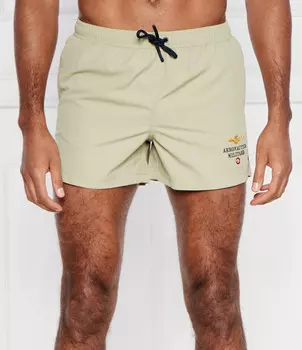 Шорты для плавания Aeronautica Militare Regular Fit, оливково-зеленый
