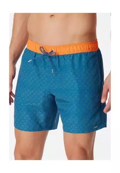 Шорты для плавания, эластичный пояс, шнурок, мужские SCHIESSER, цвет Limette