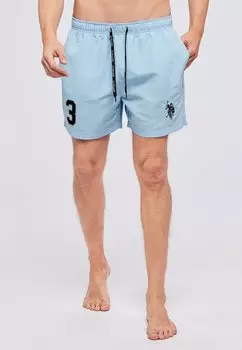 Шорты для плавания ALEXANDER U.S. Polo Assn., светло-голубой