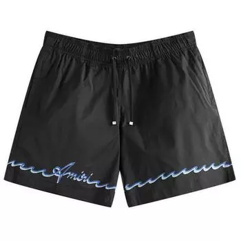 Шорты для плавания Amiri Wave Swim Shorts, черный