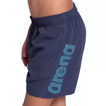 Шорты для плавания Arena «FUNDAMENTALS ARENA LOGO JR BOXER R», цвет NAVY-TURQUOI