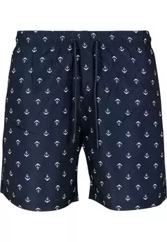 Шорты для плавания B T PATTERN Urban Classics, темно-синий