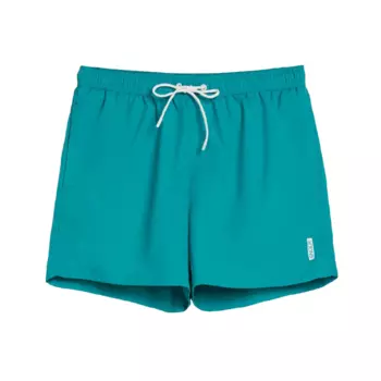 Шорты для плавания Bershka Basic Trunks, темно-бирюзовый