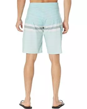 Шорты для плавания Billabong All Day Heather Stripe Pro 20" Boardshorts, цвет Light Marine