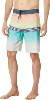 Шорты для плавания Billabong All Day Heather Stripe Pro 20" Boardshort, цвет Minty