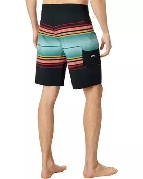 Шорты для плавания Billabong All Day Stripe Pro 20" Boardshorts, цвет Stealth