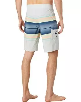 Шорты для плавания Billabong All Day Stripe Pro 20" Boardshorts, цвет Stone