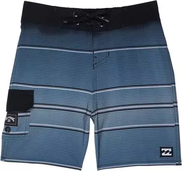 Шорты для плавания Billabong All Day Stripe Pro Boardshorts, угольный
